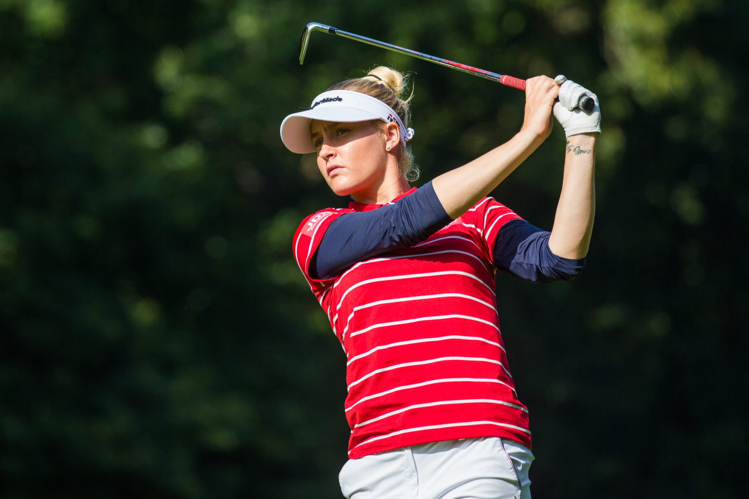 Charley Hull of England during the second round. 